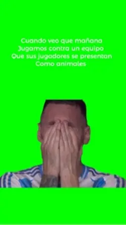 Messi llorando