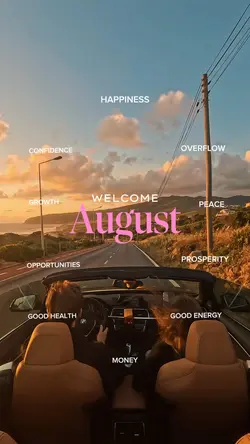 Welcome August 2026