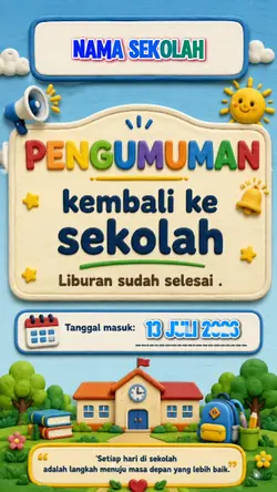 Masuk Sekolah