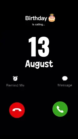 HBD 13 AUGUST 2026