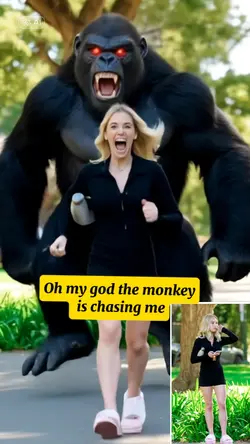 Monkey likes me