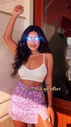 Blue eye effect
