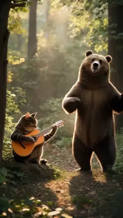 Cat & Bear