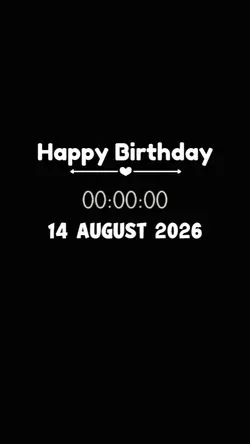 BDAY 14 AUGUST 2026