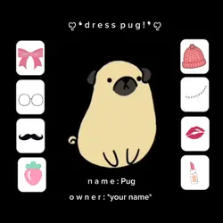 Dress up pug !!