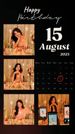 BIRTHDAY 15 AUGUST