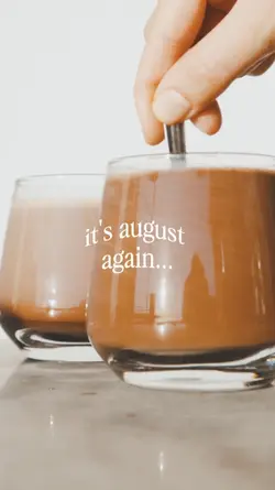 it's august again