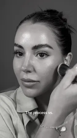 The makeup process 