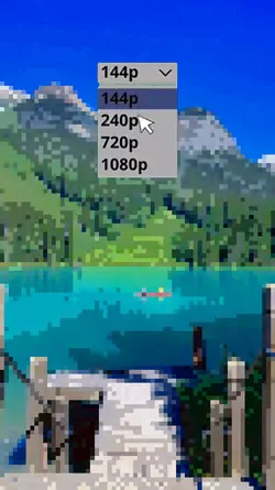 144p to 1080p trend
