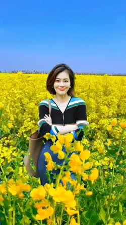 Among the flowers