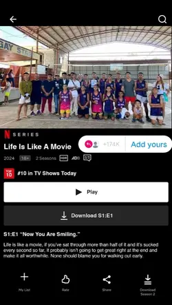 Life is like Netflix