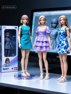 Ai miniature figurin