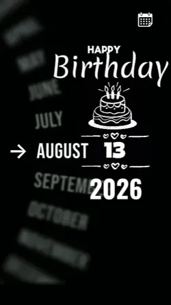 BDAY SON 13 AUGUST