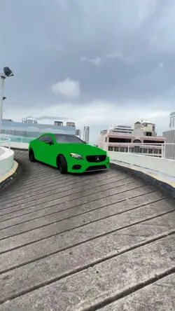 car Green screen 