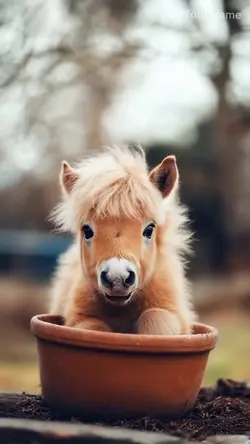 cute tiny horse 