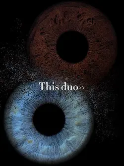 this duo>brown &blue