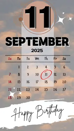 Hbd 11September 2025
