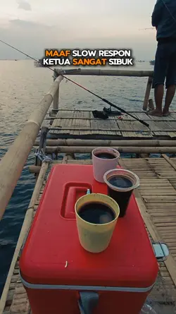 ketua sibuk mancing