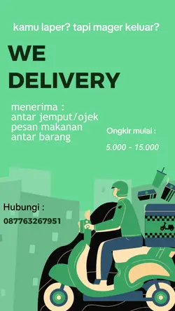 jasa kurir template