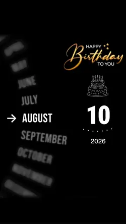 hbd 10 august 2026