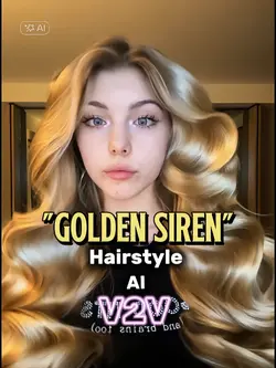 AI Golden Siren Hair