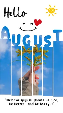 HELLO AUGUST 2026
