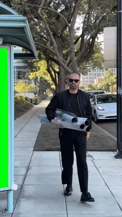 Green screen meme 