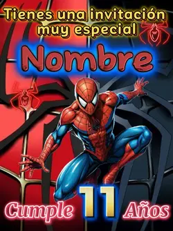 Spiderman invitación