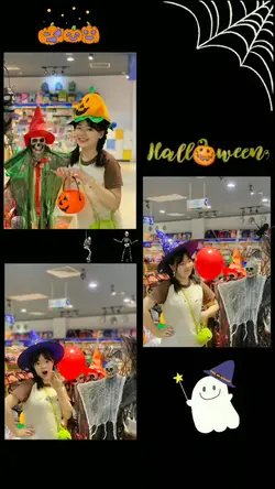 Mẫu halloween 3 ảnh 