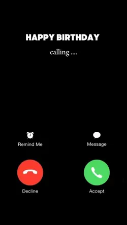 Birthday calling