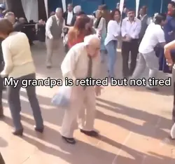 Grandpa can beat you