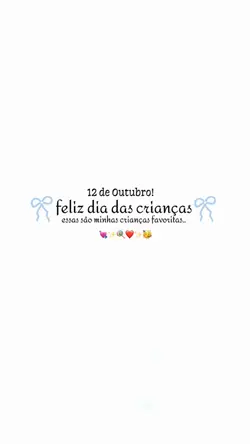 dia das crianças 
