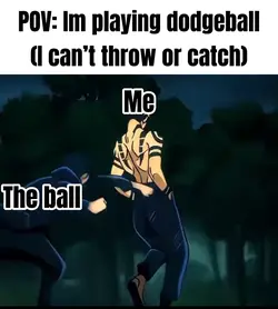 I can only dodge- 😭