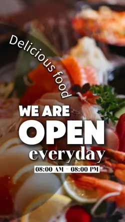 We are open 