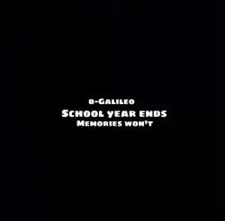 School year ends