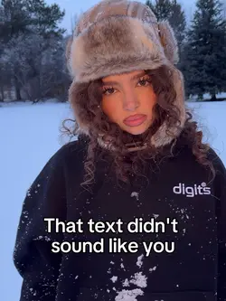 Didn't sound like u