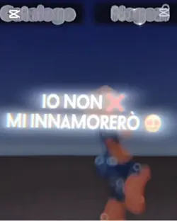 IO NON MI INNAMORERÒ