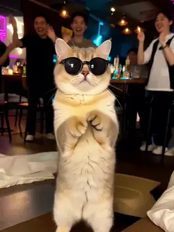 Dancing cat