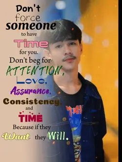 don't force someone 