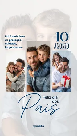 Feliz dia dos pais💙