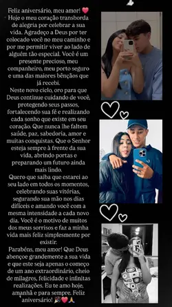 parabéns amor 
