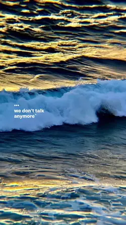 WE D'NT TALK ANYMORE