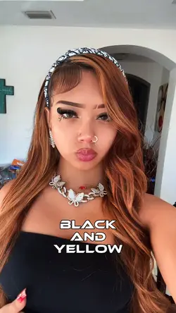 Black and yellow