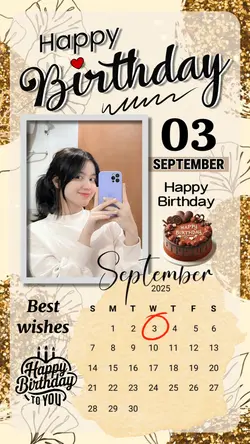 3 SEPTEMBER HBD 2025