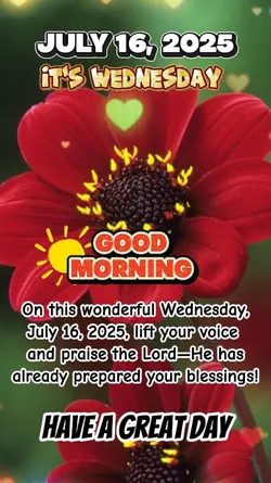 its Wednesday,16th