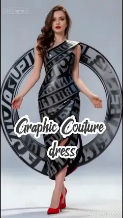 Graphic Couture dres