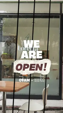 WE ARE OPEN 