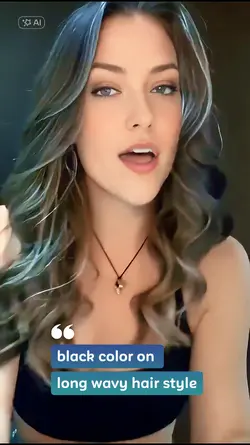 black hair color 