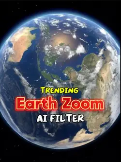 Earth zoom ai filter