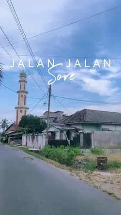 Jalan jalan sore